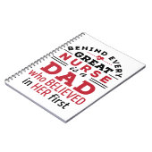 Achter elke grote zuster zit papa die dacht notitieboek (Linkerzijde)