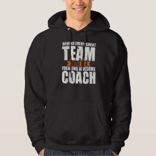Achter elke Happy Employee Coach Coach Hoodie