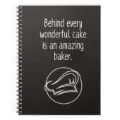 Achter elke heerlijke taart notitieboek (Voorkant)