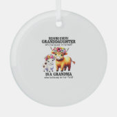 Achter elke kleindochter die in zichzelf gelooft glas ornament (Voorkant)