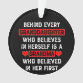 Achter elke kleindochter ornament (voorkant)