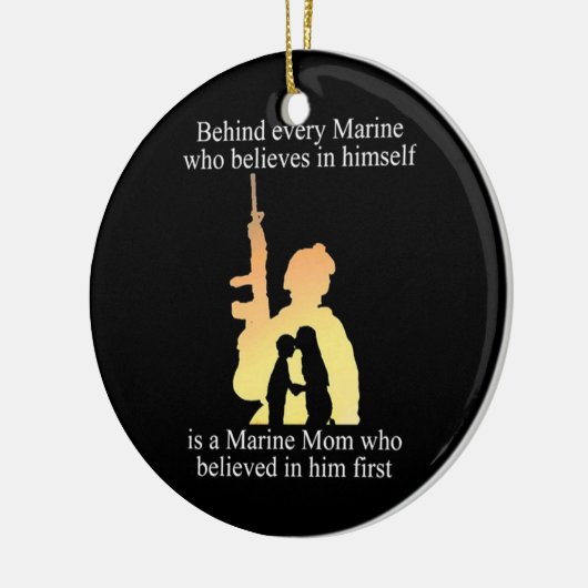 Achter elke marine keramisch ornament (Links)