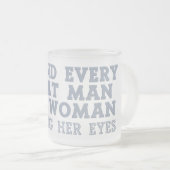 Achter Elke mok van het Man - kies stijl (Voorkant rechts)