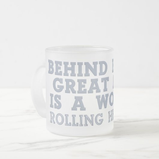 Achter Elke mok van het Man - kies stijl (Voorkant links)