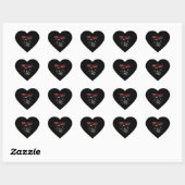 Achter elke sterke vrouw zit haar kat hart sticker (Vel)