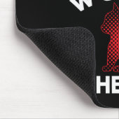 Achter elke sterke vrouw zit haar kat-Muismat Muismat (Hoek)