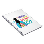 Achter elke sterke vrouw zit haar kat notitieboek (Rechterzijde)