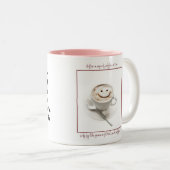 Achter elke succesvolle vrouw.. tweekleurige koffiemok (Voorkant rechts)