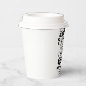 Achter elke succesvolle vrouw zit koffie papieren bekers (Rechts)