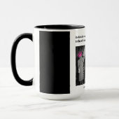 Achter elke succesvolle vrouw zit.. mok (Links)