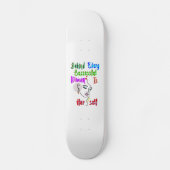 Achter elke succesvolle vrouw zit zichzelf persoonlijk skateboard (Voorkant)