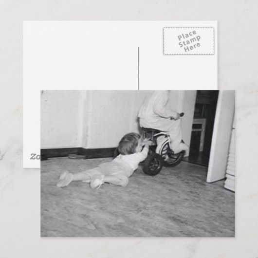 achter gesleept briefkaart (Voorkant / Achterkant)