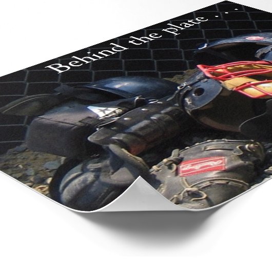 Achter het Bord Poster (Hoek)