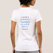 Achter het Shirt "Blauwe Bewustwording van de Ziek (Achterkant)
