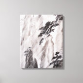Achter het venster canvas afdruk (Voorkant)