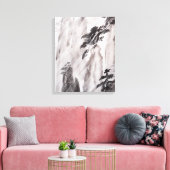 Achter het venster canvas afdruk (Insitu (Woonkamer))