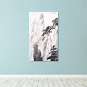 Achter het venster canvas afdruk (Insitu (Houten vloer))