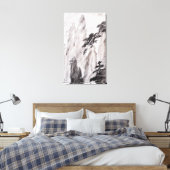 Achter het venster canvas afdruk (Insitu (Slaapkamer))