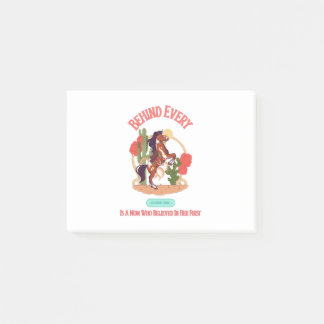 Achter ieder meisje dat in zichzelf gelooft post-it® notes