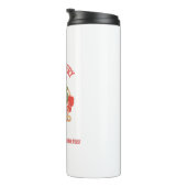 Achter ieder meisje dat in zichzelf gelooft thermosbeker (Geroteerd rechts)