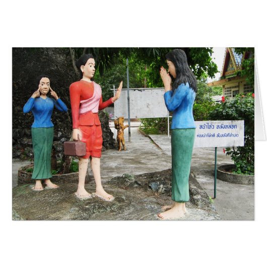 Achter je achterste Kaart kijken (Voorkant Horizontaal)