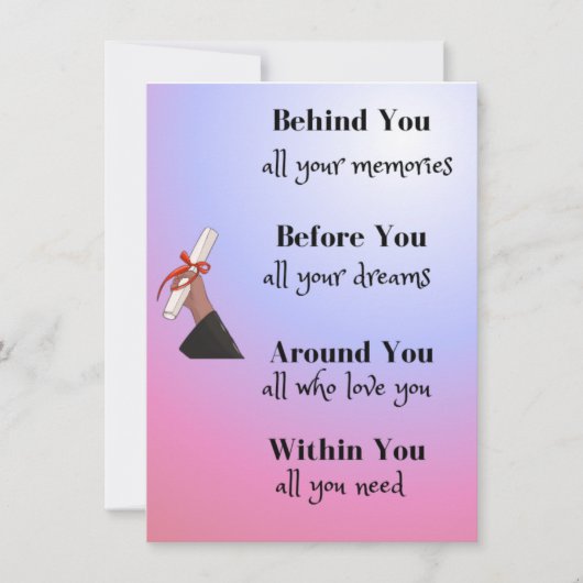 Achter je al je herinneringen feestdagenkaart (Voorkant)