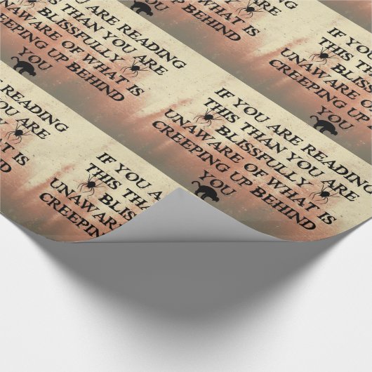 Achter je opscheppen cadeaupapier (Hoek)