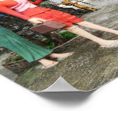 Achter je rug kijken poster (Hoek)