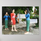 Achter je rug kijken poster (Voorkant)