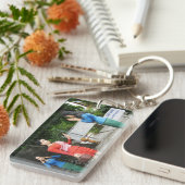 Achter je rug kijken sleutelhanger (Voorkant Rechts)