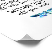 Achter jou, voor jou, om je heen, binnen jou poster (Hoek)