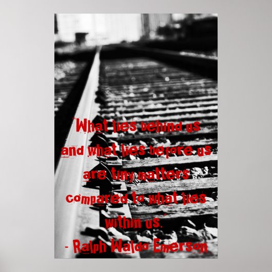 Achter ons, voor ons, binnen ons poster (Voorkant)