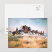 ACHTER SCHEDULE STAGECOACH VAN SHARON SHARPE BRIEFKAART (Voorkant / Achterkant)