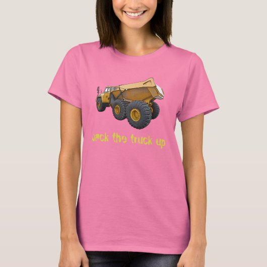 achteraan de vrachtwagen t-shirt (Voorkant)