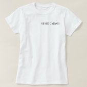 achteraan en vooraan heb ik het grote canyon gehak t-shirt (Design voorkant)