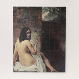 Achteraanzicht van een bader (Francesco Hayez) Legpuzzel