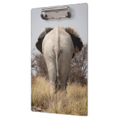 Achteraanzicht van olifant klembord (Links)