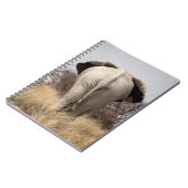 Achteraanzicht van olifant notitieboek (Linkerzijde)