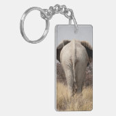 Achteraanzicht van olifant sleutelhanger (Voorkant Links)
