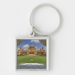 Achteraanzicht van Umaid Bhawan Palace hotel, Jodj Sleutelhanger