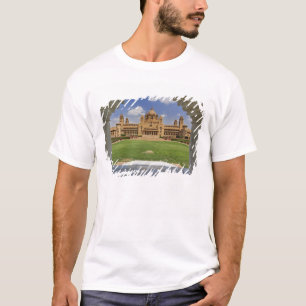 Achteraanzicht van Umaid Bhawan Palace hotel, Jodj T-shirt