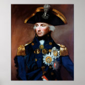 Achteradmiraal ~ Sir Horatio Nelson Poster (Voorkant)