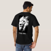 Achteraf afdrukken Moderne dierlijk pluis, Mannen T-shirt (Achterkant volledig)