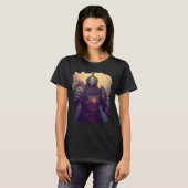 Achteraf Epic fantasy heeft een held in de schaduw T-shirt (Voorkant volledig)