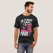 Achterafdruk beste moeder op verf Ultimate Frisbee T-shirt (Voorkant volledig)