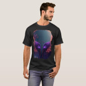 Achterafdruk Flaming Phoenix Bird Wings of Reborn T-shirt (Voorkant volledig)