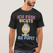 Achterafdruk Ik eet niets dat de vegans T-shirt (Voorkant)