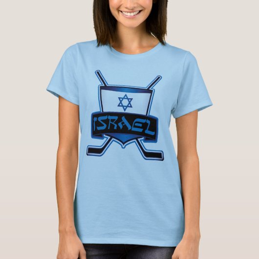  achterafdruk Israël ijskap T-shirt (Voorkant)