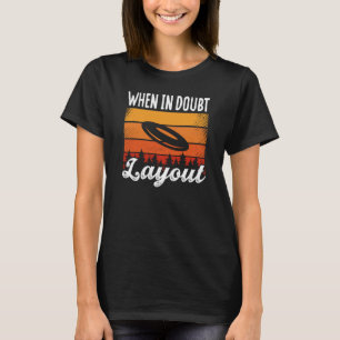 Achterafdruk wanneer in twijfel lay-out Ultimate F T-shirt