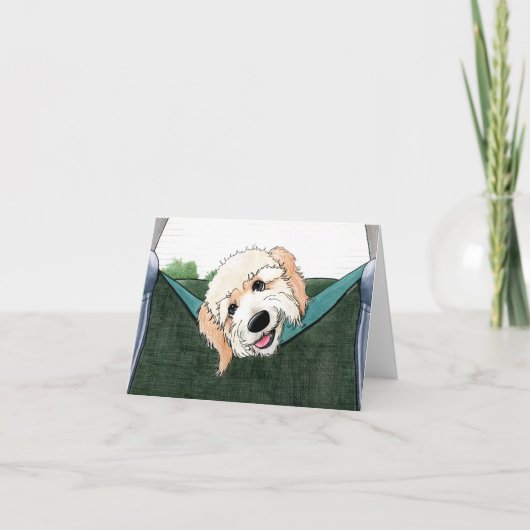 Achterbank Gabby KiniArt Portrait Kaart (Voorkant)